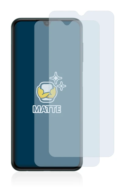 Image of the device Samsung Galaxy M13 with a wide variety of screen protectors.