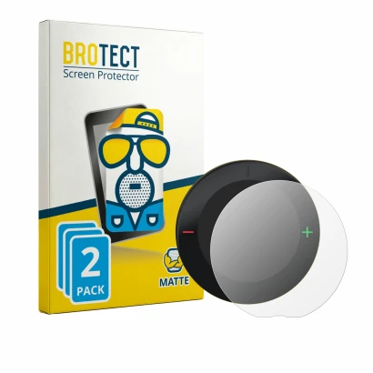 Front side of a product packaging with the brand logo BROTECT. Next to it is the device Beeline Velo 2 shown with the correspo