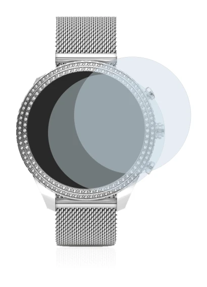 Image of the device Fossil Stella (6. Gen) with a wide variety of screen protectors.