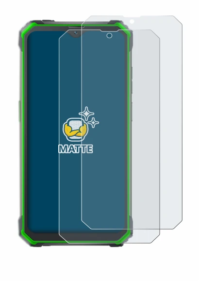 Image of the device Blackview BV7100 with a wide variety of screen protectors.
