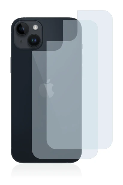 Image of the device Apple iPhone 14 Plus (Back) with a wide variety of screen protectors.