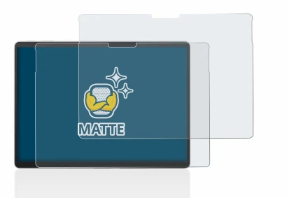 Image of the device Microsoft Surface Pro 9 with a wide variety of screen protectors.