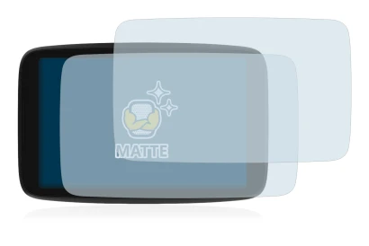 Image of the device TomTom GO Camper Max with a wide variety of screen protectors.