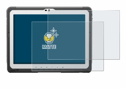 Image of the device Panasonic Toughbook FZ-A3 with a wide variety of screen protectors.
