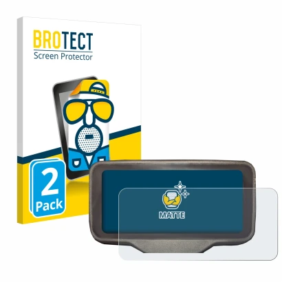 Front side of a product packaging with the brand logo BROTECT. Next to it is the device Horwin SK3 shown with the correspondin