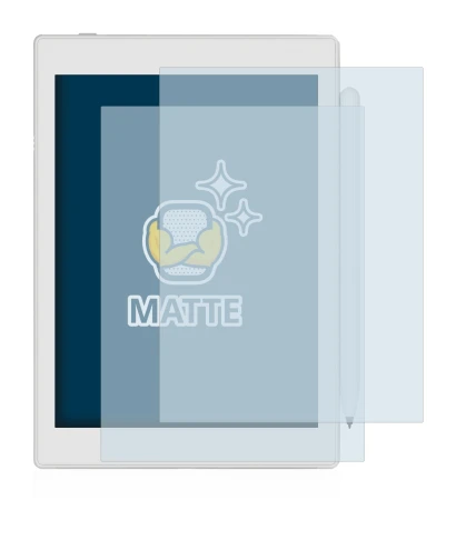 Image of the device Boox Nova Air 2 with a wide variety of screen protectors.