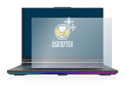 Image of the device ASUS ROG Strix G18 G814 2023 with a wide variety of screen protectors.