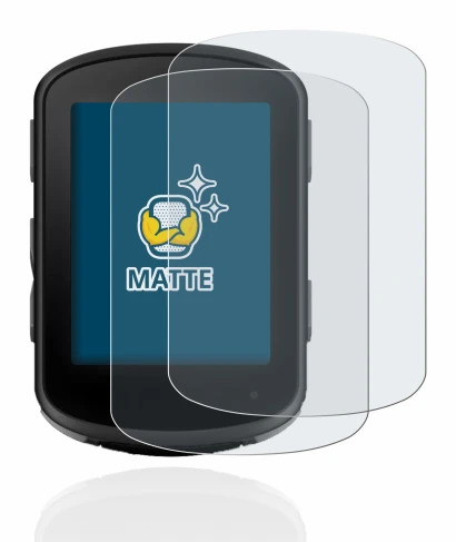 Image of the device Garmin Edge 840 with a wide variety of screen protectors.