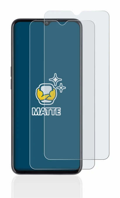 Image of the device Oppo A77 5G with a wide variety of screen protectors.