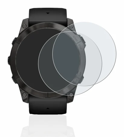 Image of the device Garmin Epix Pro (Gen 2) (51 mm) with a wide variety of screen protectors.
