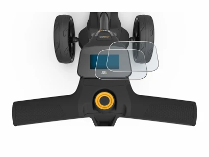 Image of the device PowaKaddy FX3 with a wide variety of screen protectors.