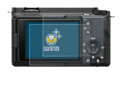 Image of the device Sony Alpha ZV-E1 with a wide variety of screen protectors.