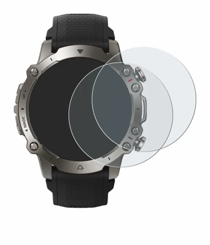 Image of the device Huami Amazfit Falcon with a wide variety of screen protectors.