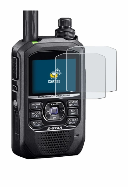 Image of the device Icom ID-50E with a wide variety of screen protectors.