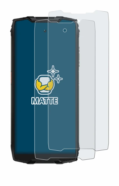 Image of the device Blackview BV9300 with a wide variety of screen protectors.