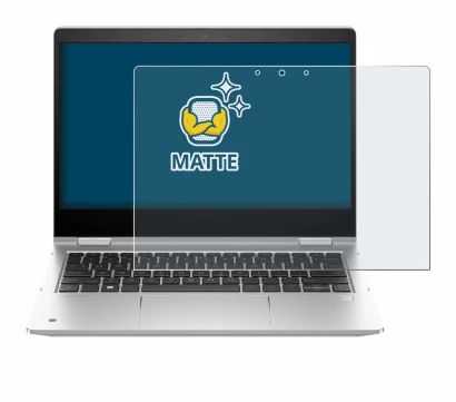 Image of the device HP ProBook x360 435 G10 with a wide variety of screen protectors.