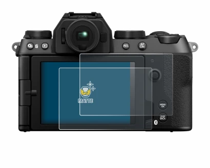 Image of the device Fujifilm X-S20 with a wide variety of screen protectors.