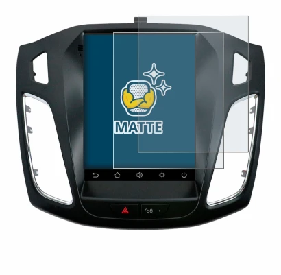 Image of the device Isudar Ford/Focus MK3 2012–2019 with a wide variety of screen protectors.