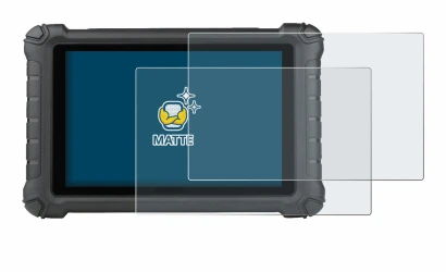 Image of the device Autel MX900c with a wide variety of screen protectors.