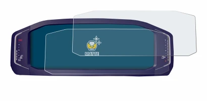 Image of the device Volkswagen Passat B8 Digital Cockpit 10,25" with a wide variety of screen protectors.