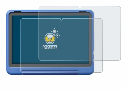 Image of the device Amazon Fire HD 10 Kids Pro 2023 with a wide variety of screen protectors.