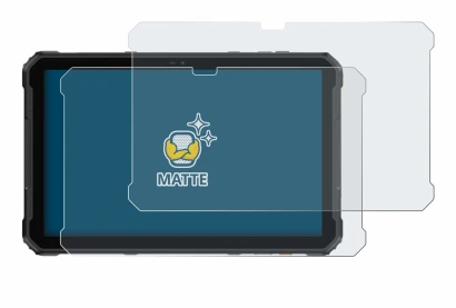 Image of the device Ulefone Armor Pad 2 with a wide variety of screen protectors.