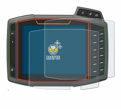 Image of the device Amazone AmaTron 4 with a wide variety of screen protectors.