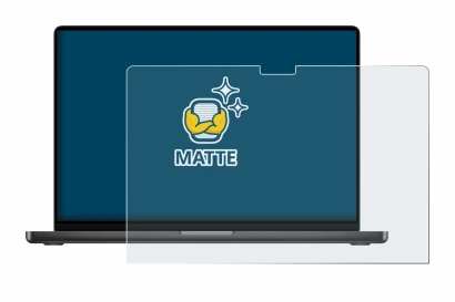 Image of the device Apple MacBook Pro 14" M3 2023 with a wide variety of screen protectors.