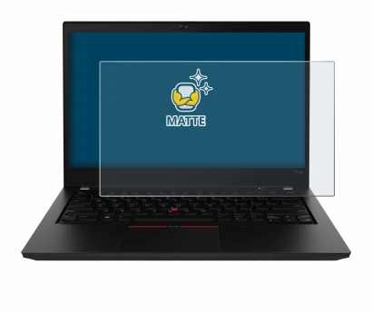 Image of the device Lenovo ThinkPad P14s Gen 2 with a wide variety of screen protectors.