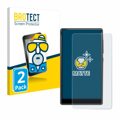 Front side of a product packaging with the brand logo BROTECT. Next to it is the device innioasis G1-80G shown with the corres