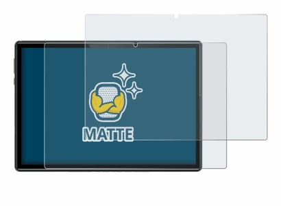 Image of the device Doogee U10 with a wide variety of screen protectors.