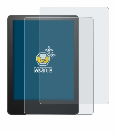 Image of the device Amazon Kindle Paperwhite 2023 (11th Gen.) with a wide variety of screen protectors.