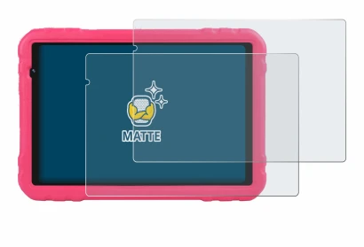 Image of the device Aocwei x500 with a wide variety of screen protectors.