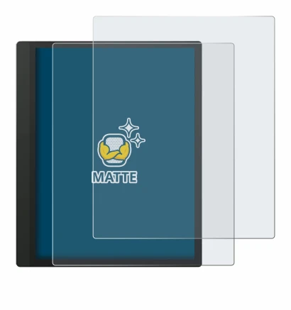 Image of the device Boox Tab Ultra C with a wide variety of screen protectors.