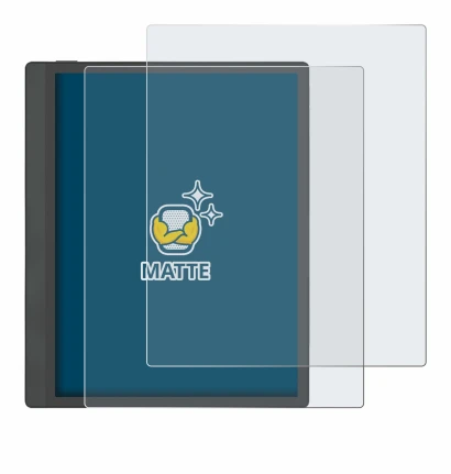 Image of the device Boox Tab Ultra C Pro with a wide variety of screen protectors.