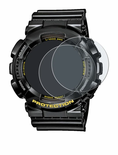 Image of the device Casio G-Shock GA-110GB-1A with a wide variety of screen protectors.