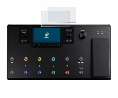 Image of the device Line 6 Helix LT with a wide variety of screen protectors.