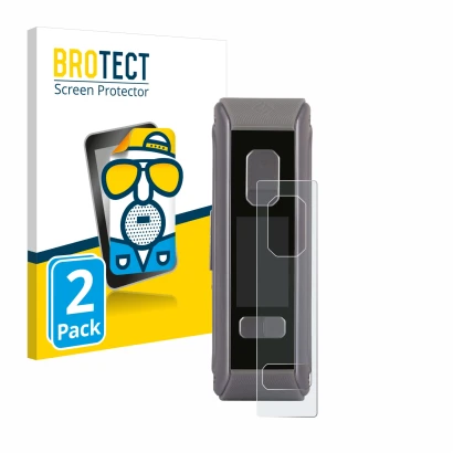 Front side of a product packaging with the brand logo BROTECT. Next to it is the device GeekVape Aegis Max2 / Max100 shown wit