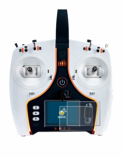 Image of the device Spektrum NX7e with a wide variety of screen protectors.