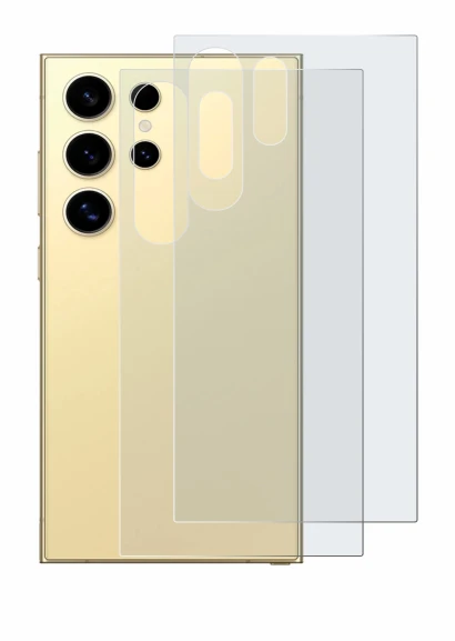 Image of the device Samsung Galaxy S24 Ultra (Back) with a wide variety of screen protectors.