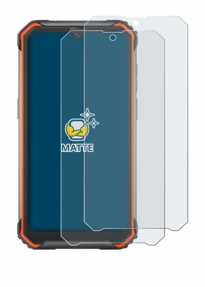 Image of the device Blackview BV7200 with a wide variety of screen protectors.
