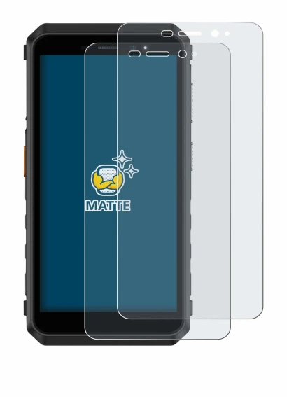 Image of the device Ulefone Power Armor X11 Pro with a wide variety of screen protectors.