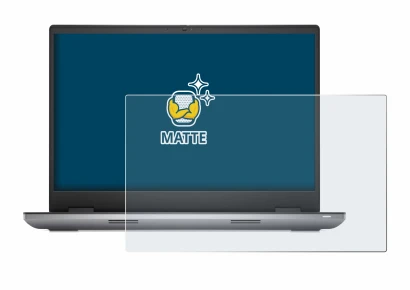 Image of the device Dell Precision 7780 with a wide variety of screen protectors.