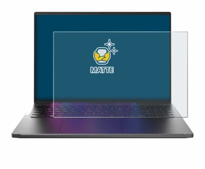 Image of the device Acer Swift Go 16 with a wide variety of screen protectors.