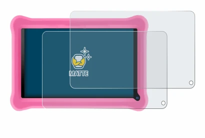 Image of the device Sannuo K708 7" with a wide variety of screen protectors.