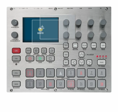 Image of the device Elektron Syntakt E25 Remix Edition with a wide variety of screen protectors.