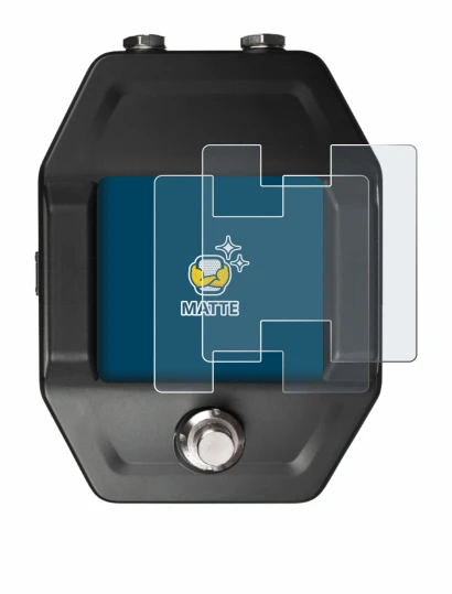 Image of the device Shure GLXD16+ with a wide variety of screen protectors.