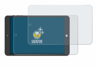 Image of the device SZTPS Tablet 8" with a wide variety of screen protectors.