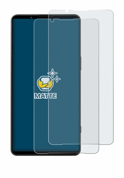 Image of the device Sony Xperia 1 VI with a wide variety of screen protectors.