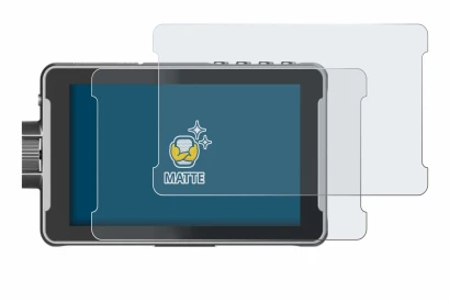 Image of the device Viltrox DC-550 Pro with a wide variety of screen protectors.